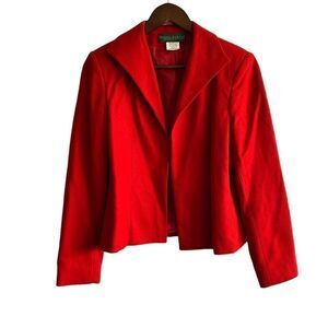 True Vintage Harve Benard 1980s Red Blazer